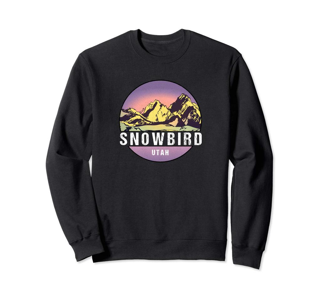 Snowbird Utah Distressed Sweatshirt - Graphic Print for Adults - T-Shirt, Sweatshirt, Hoodie