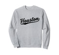 Houston Texas Script 1970S Sweatshirt - Casual Everyday Wear for Adults - T-Shirt, Sweatshirt, Hoodie