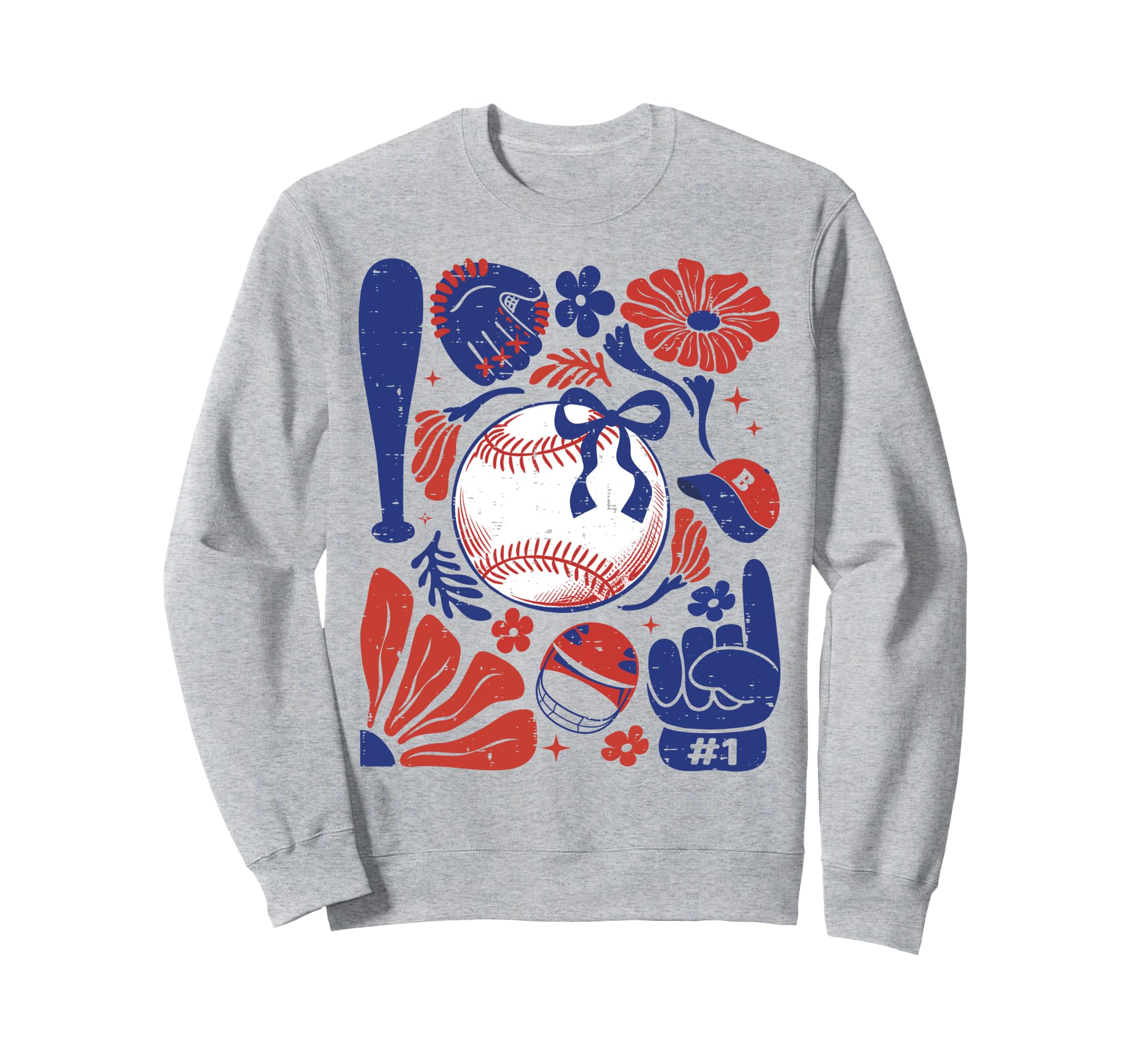 Boho Baseball Coquette Game Days Sweatshirt - Aesthetic Graphic for Adults - T-Shirt, Sweatshirt, Hoodie