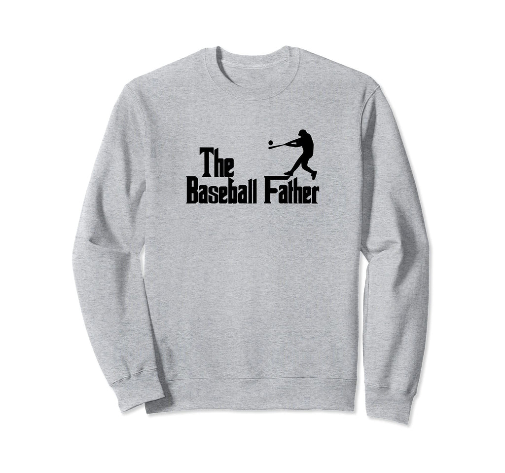 Baseball Father Funny Baseball Dad Sweatshirt - Minimalist Print for Adults - T-Shirt, Sweatshirt, Hoodie