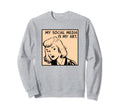 My Social Media Is My Art Y2K Sweatshirt - Minimalist Print for Adults - T-Shirt, Sweatshirt, Hoodie