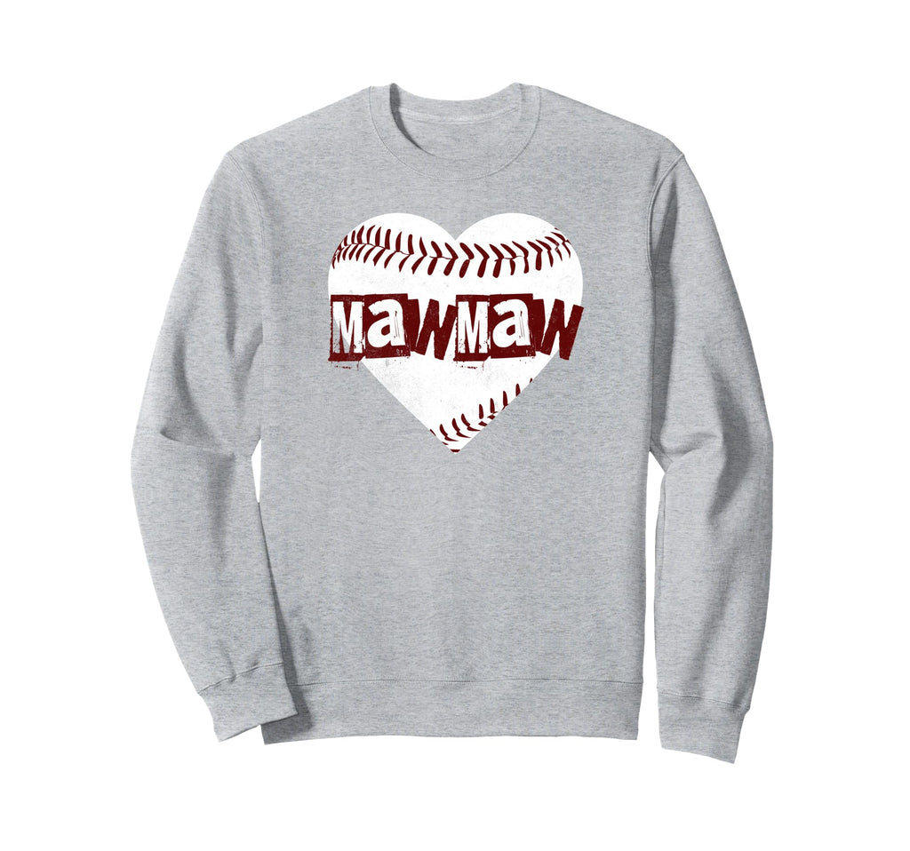 Proud Baseball Softball Mawmaw Sweatshirt - Casual Everyday Wear Men Women - T-Shirt, Sweatshirt, Hoodie