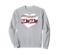 Proud Baseball Softball Mawmaw Sweatshirt - Casual Everyday Wear Men Women - T-Shirt, Sweatshirt, Hoodie