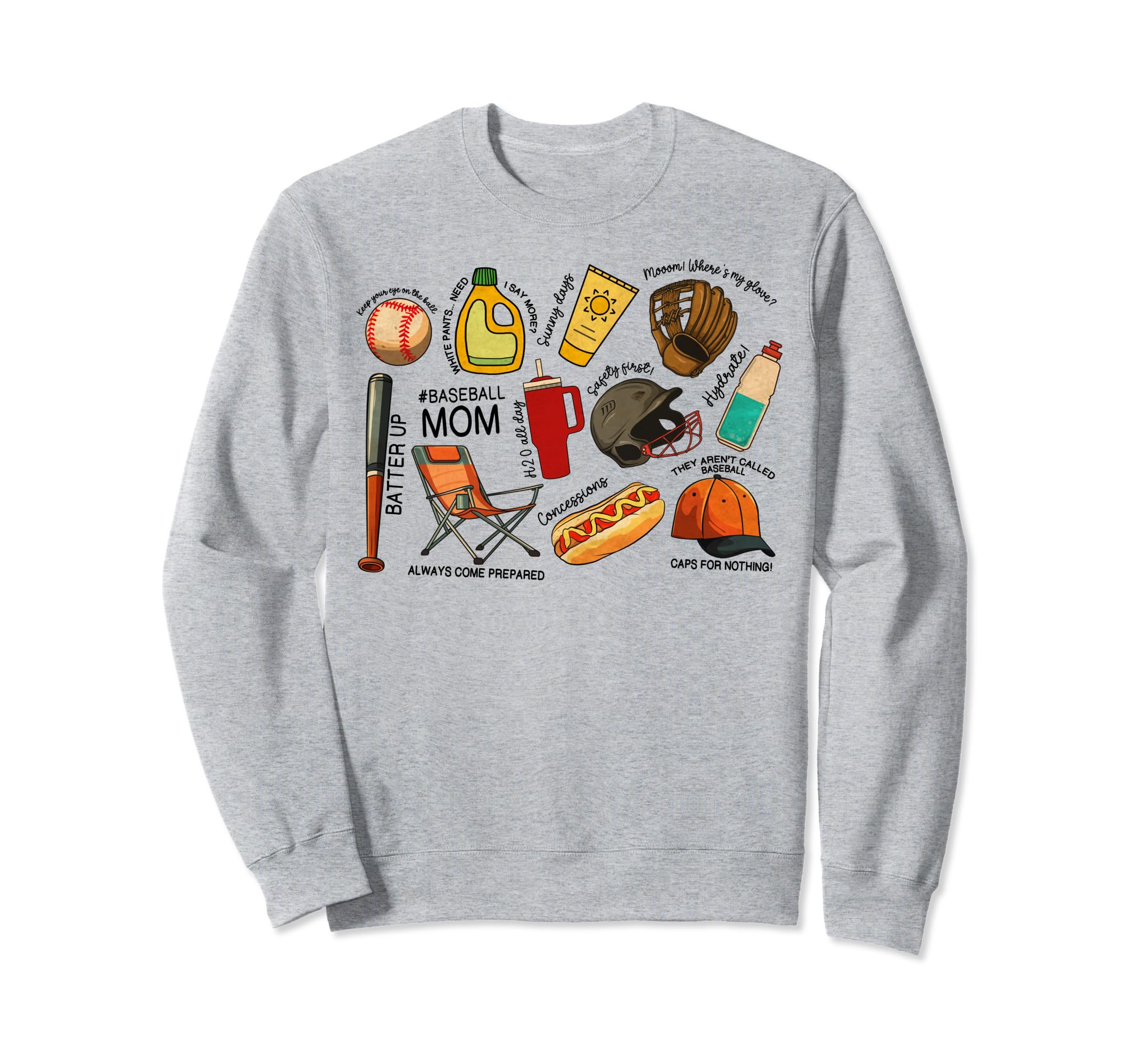 Baseball Mama Baseball Biggest Sweatshirt - Minimalist Print for Adults - T-Shirt, Sweatshirt, Hoodie