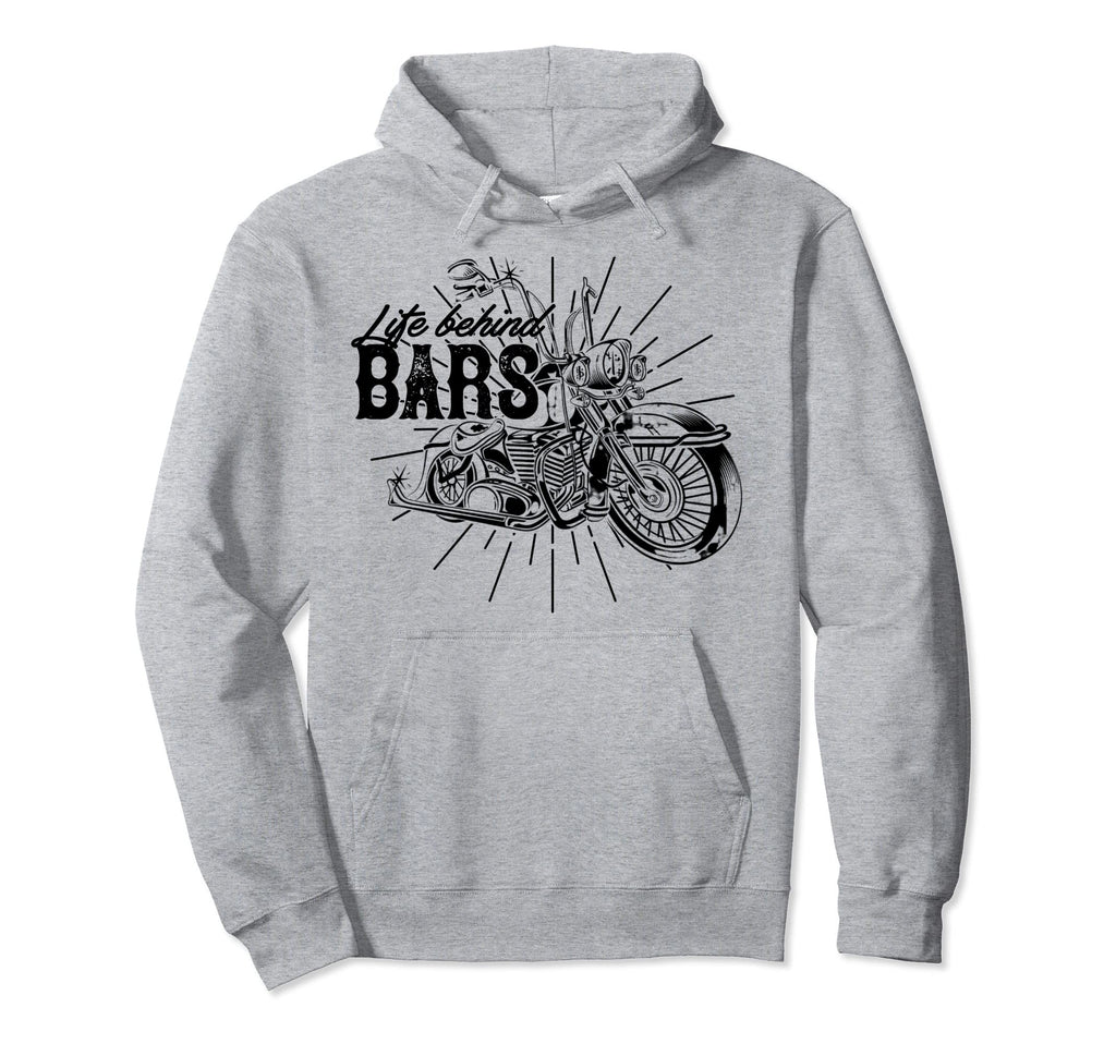 Life Behind Bars Ape Hangers Motorcycle Hoodie - Graphic Print Unisex - T-Shirt, Sweatshirt, Hoodie