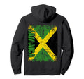 Jamaica Flag Distressed Jamaica Hoodie - Unique Graphic for Adults - T-Shirt, Sweatshirt, Hoodie