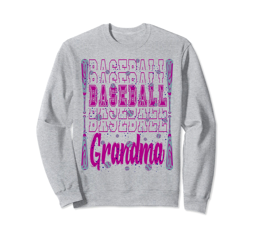Grandmother Baseball Grandma Sweatshirt - Trendy Graphic for Adults - T-Shirt, Sweatshirt, Hoodie