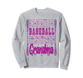 Grandmother Baseball Grandma Sweatshirt - Trendy Graphic for Adults - T-Shirt, Sweatshirt, Hoodie