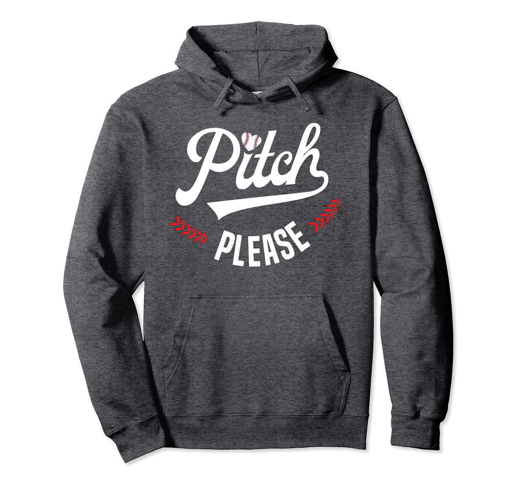 Funny Baseball Pitch Please Summer Mom Hoodie - Novelty Apparel for Adults - T-Shirt, Sweatshirt, Hoodie