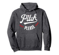 Funny Baseball Pitch Please Summer Mom Hoodie - Novelty Apparel for Adults - T-Shirt, Sweatshirt, Hoodie