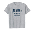 Lilburn Georgia Ga Sports Navy T-Shirt - Minimalist Print Unisex - T-Shirt, Sweatshirt, Hoodie