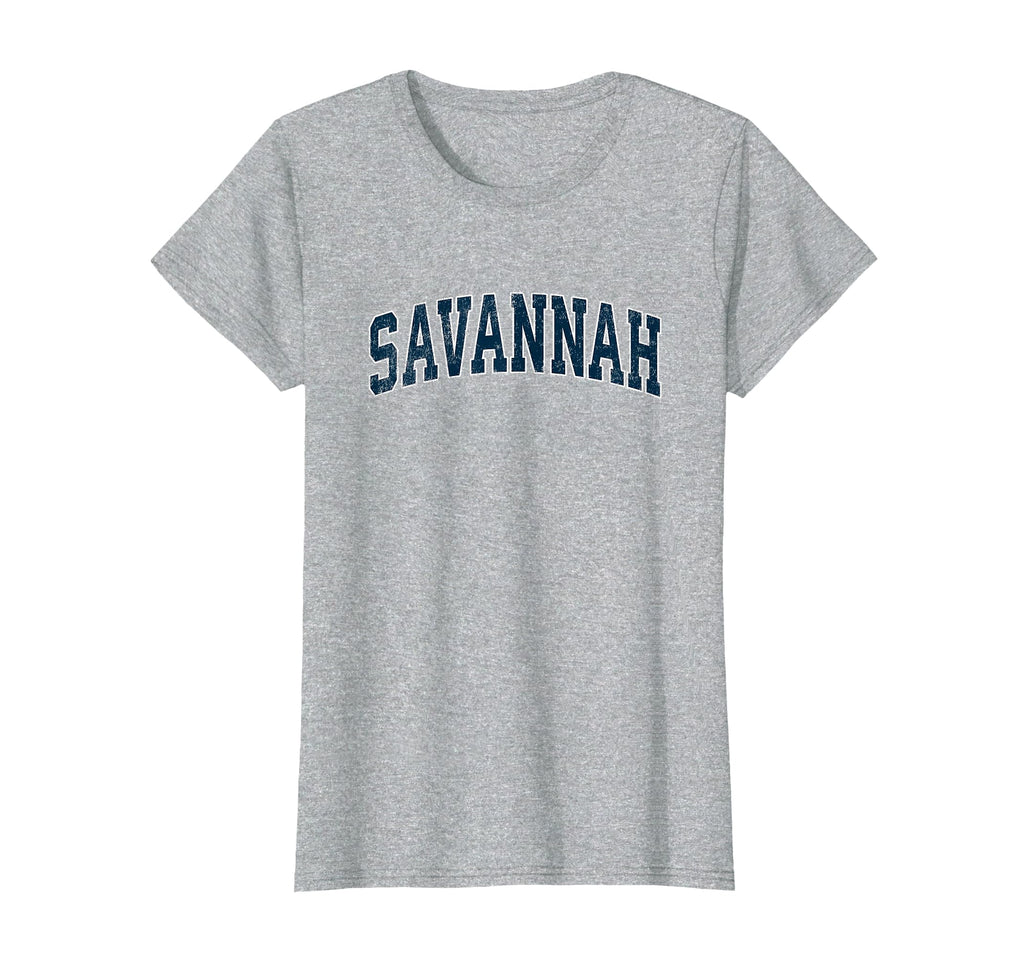 Savannah Georgia Ga Varsity Sports Navy T-Shirt - Trendy Graphic Unisex - T-Shirt, Sweatshirt, Hoodie