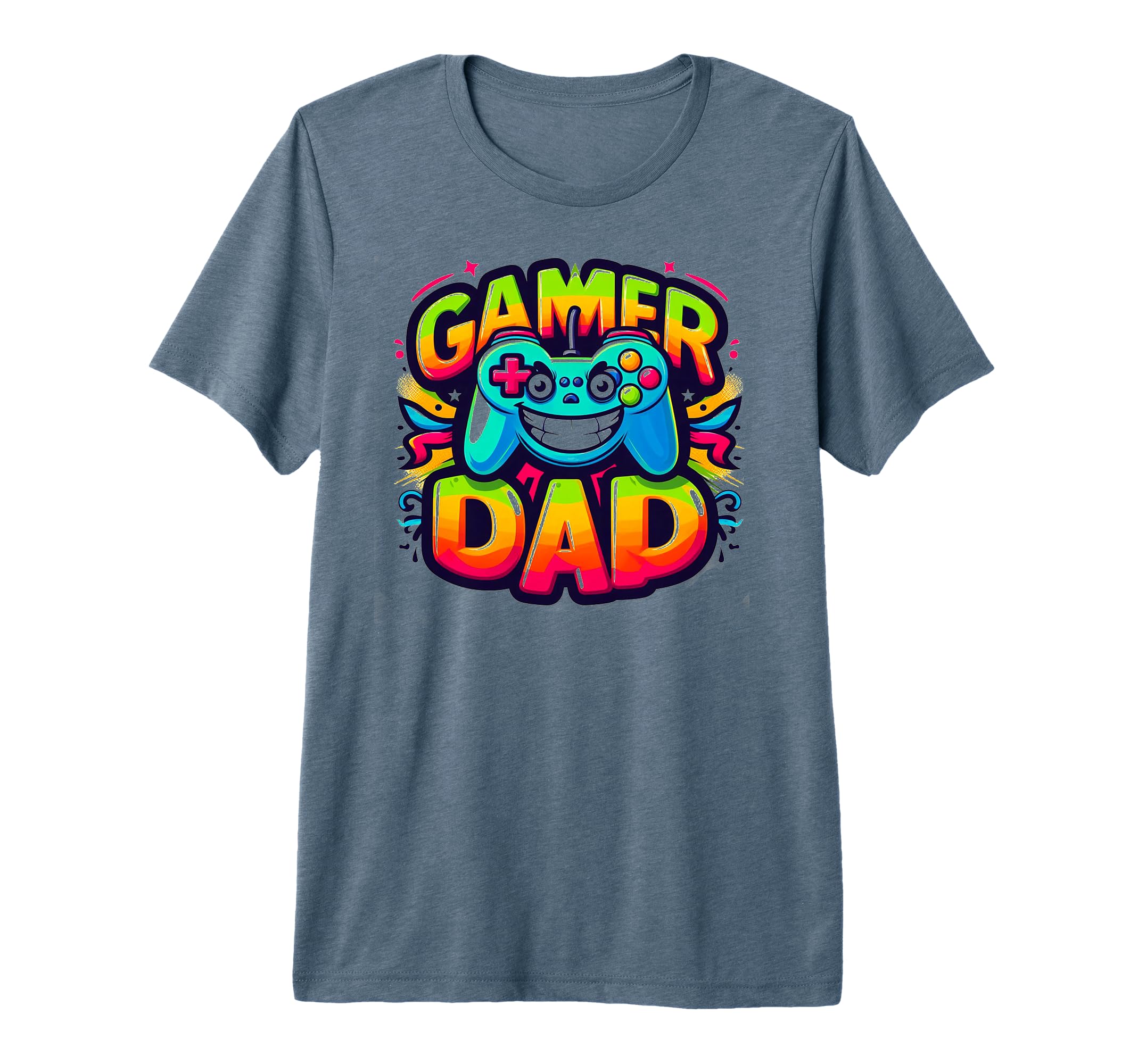Gamer Dad Game Controller Gaming Video T-Shirt - Streetwear Style Unisex - T-Shirt, Sweatshirt, Hoodie