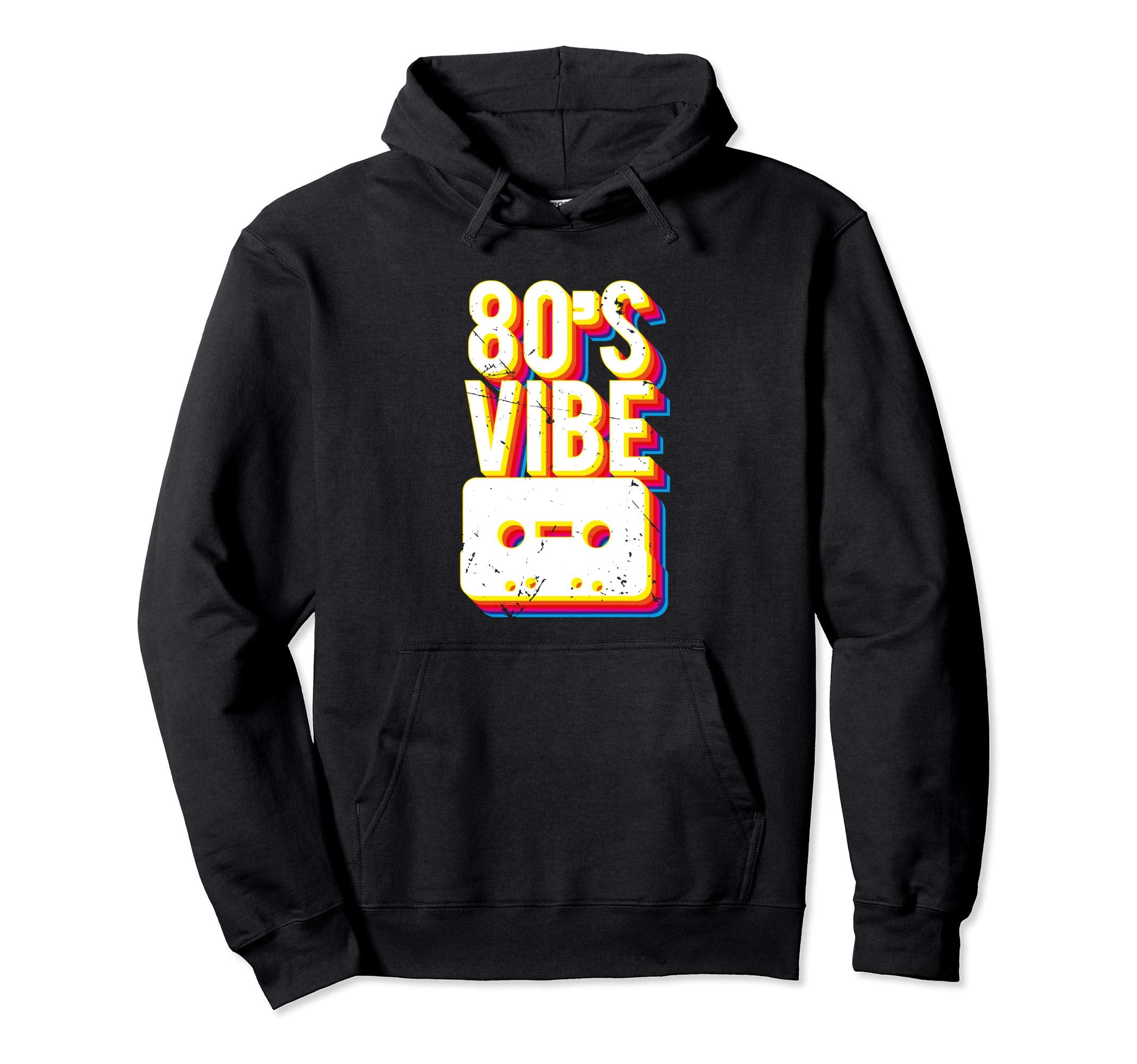 80S Vibe Cassette Tape Rock Party Hoodie - Streetwear Style for Adults - T-Shirt, Sweatshirt, Hoodie