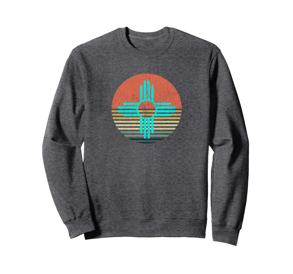 Zia New Mexico Turquoise Symbol Sweatshirt - Fun Novelty Design for Adults - T-Shirt, Sweatshirt, Hoodie