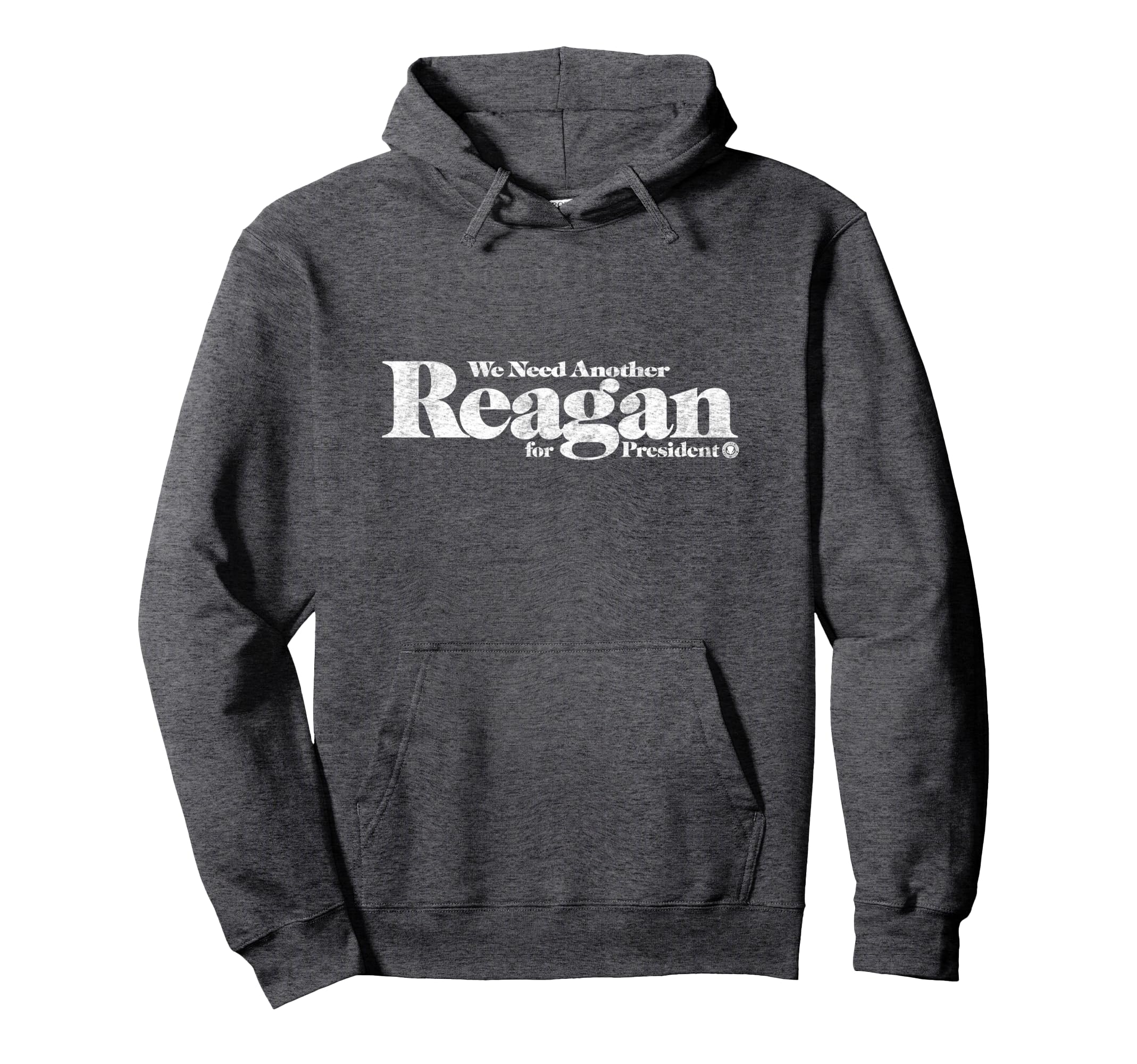 Reagan President Distressed Hoodie - Streetwear Style Men Women - T-Shirt, Sweatshirt, Hoodie