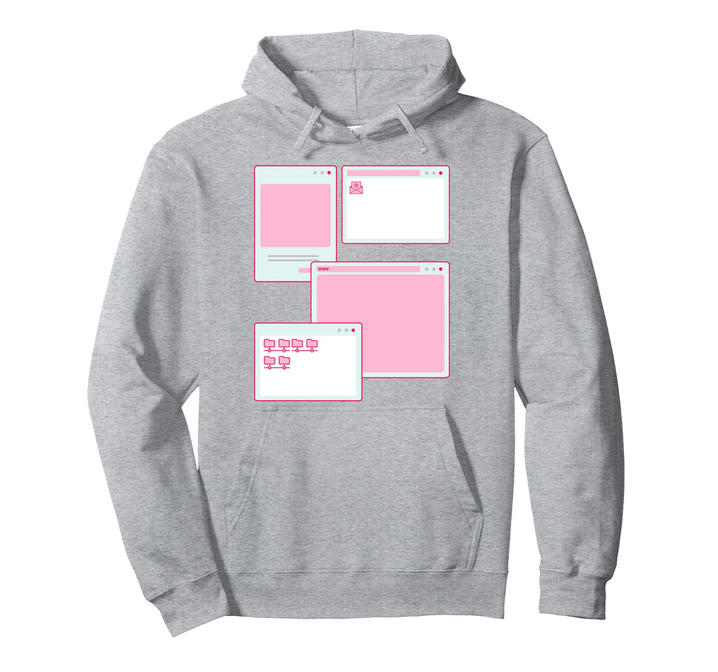 Vaporwave Aesthetic 90S Grunge Kawaii E Hoodie - Streetwear Style Unisex - T-Shirt, Sweatshirt, Hoodie