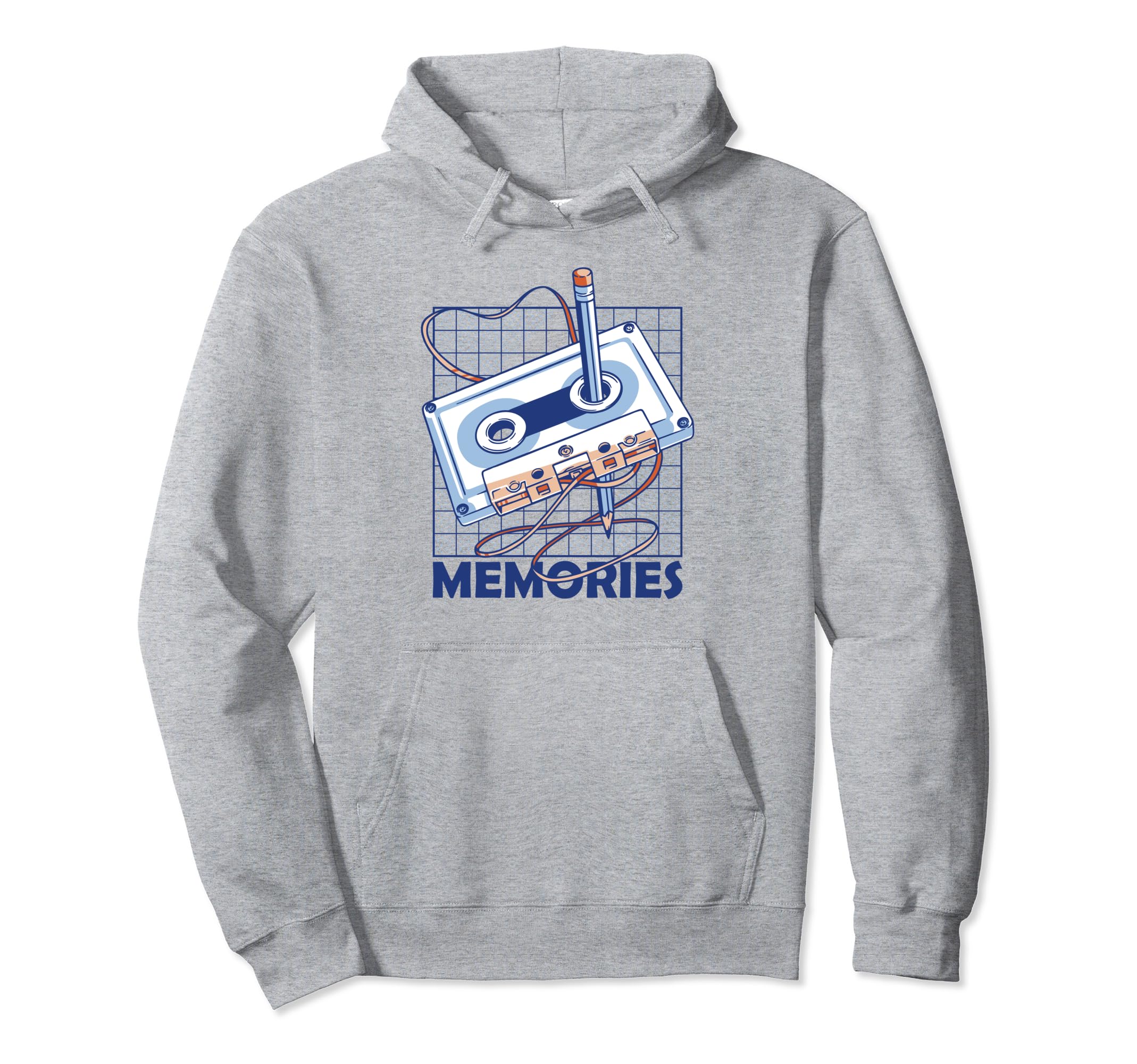 Memories Audio Cassette Tape Mixtape Hoodie - Casual Everyday Wear Unisex - T-Shirt, Sweatshirt, Hoodie