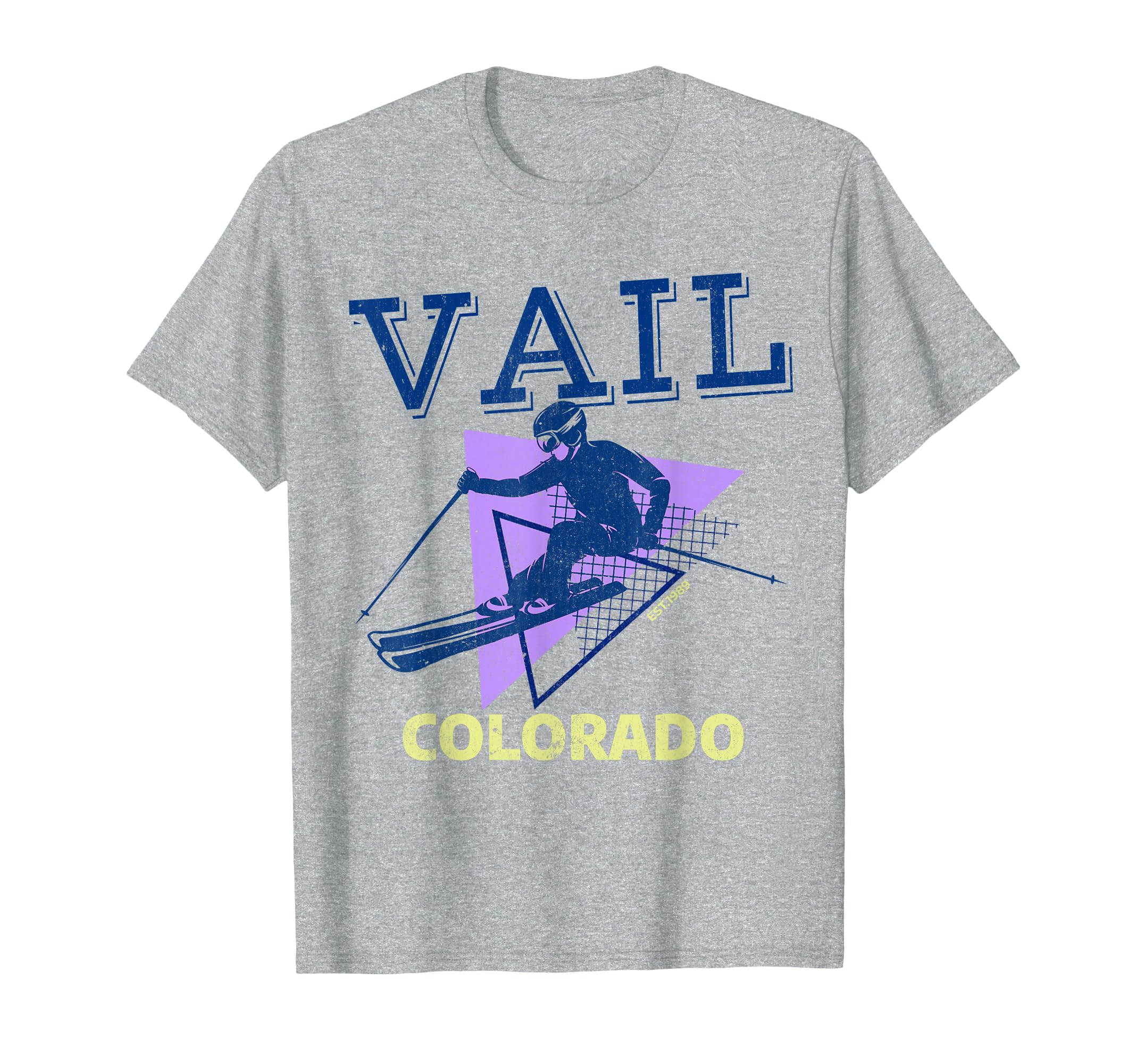 Vail Ski Resort 90S Aesthetic T-Shirt - Minimalist Print Unisex - T-Shirt, Sweatshirt, Hoodie