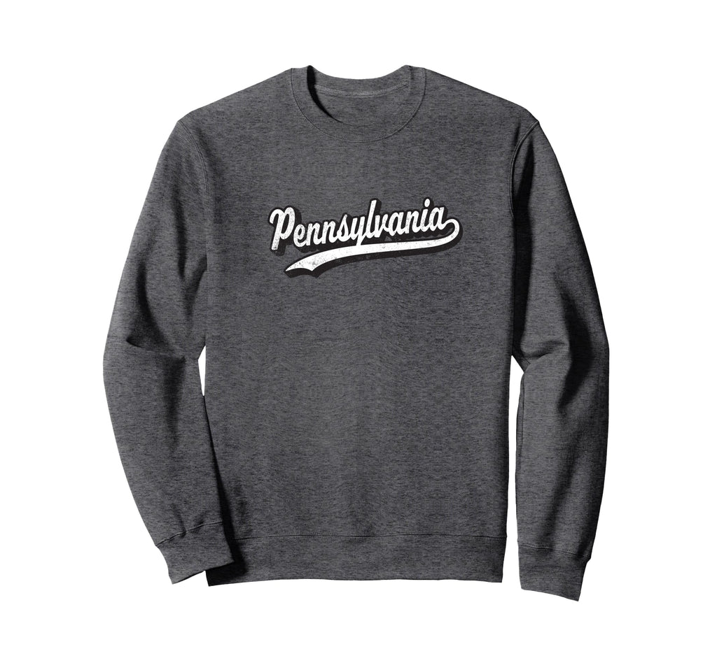 Pennsylvania Sports Baseball Script Sweatshirt - Custom Art Print Men Women - T-Shirt, Sweatshirt, Hoodie