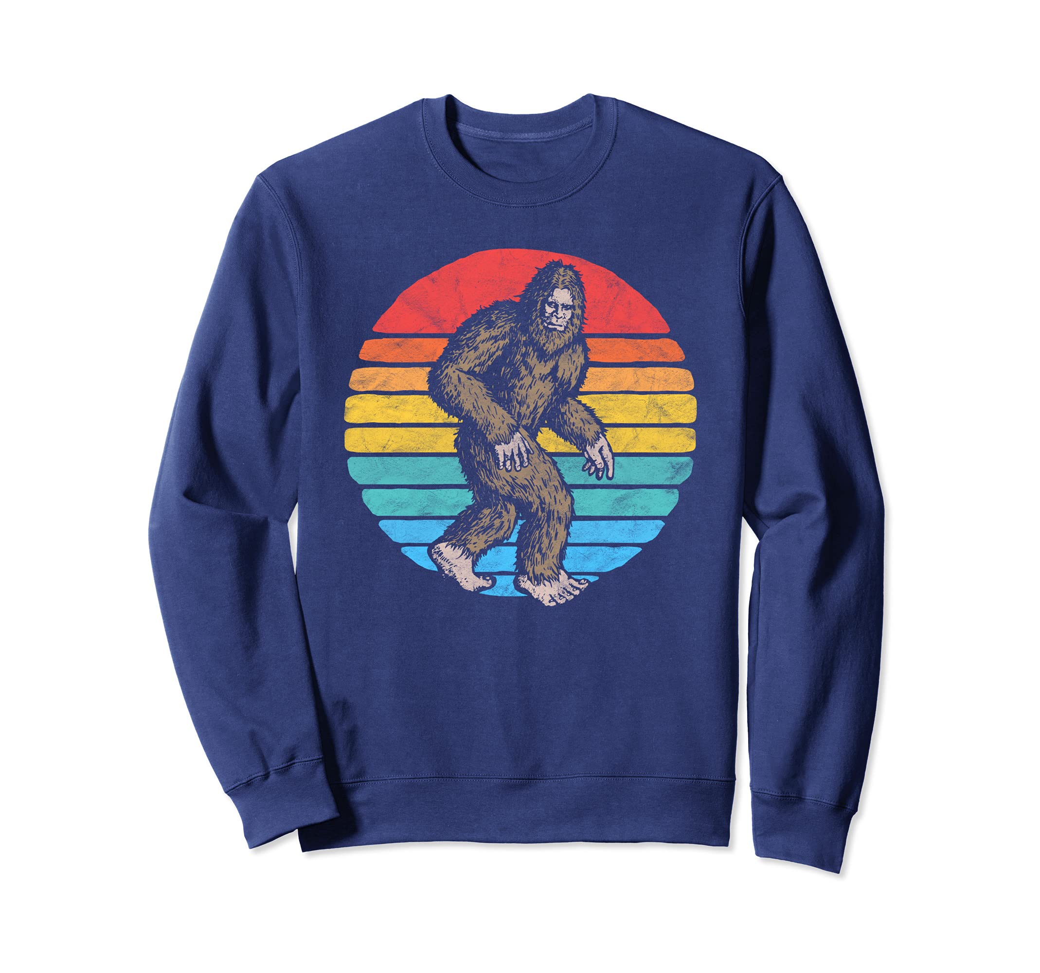 Bigfoot Sasquatch Distressed Sweatshirt - Fun Novelty Design for Adults - T-Shirt, Sweatshirt, Hoodie