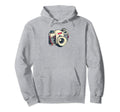 Eighties Vibe Slr Camera Photography Hoodie - Custom Art Print for Adults - T-Shirt, Sweatshirt, Hoodie
