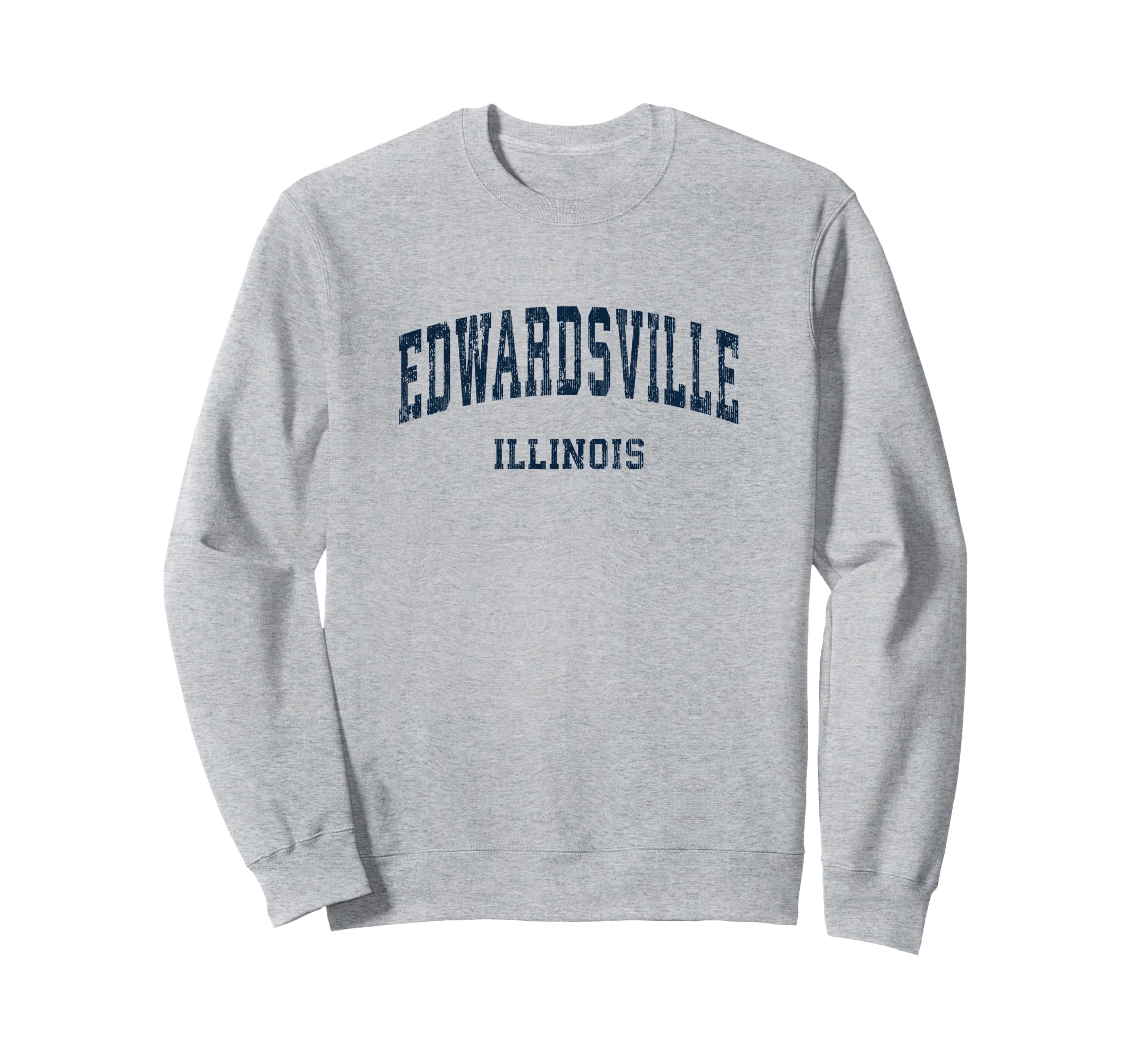 Edwardsville Illinois Il Varsity Sweatshirt - Custom Art Print Men Women - T-Shirt, Sweatshirt, Hoodie