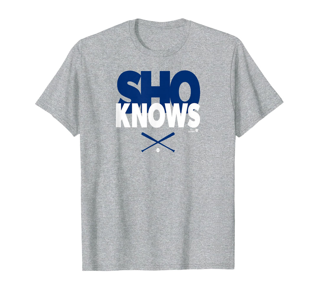 Shohei Ohtani Sho Knows Los Angeles T-Shirt - Novelty Apparel for Adults - T-Shirt, Sweatshirt, Hoodie
