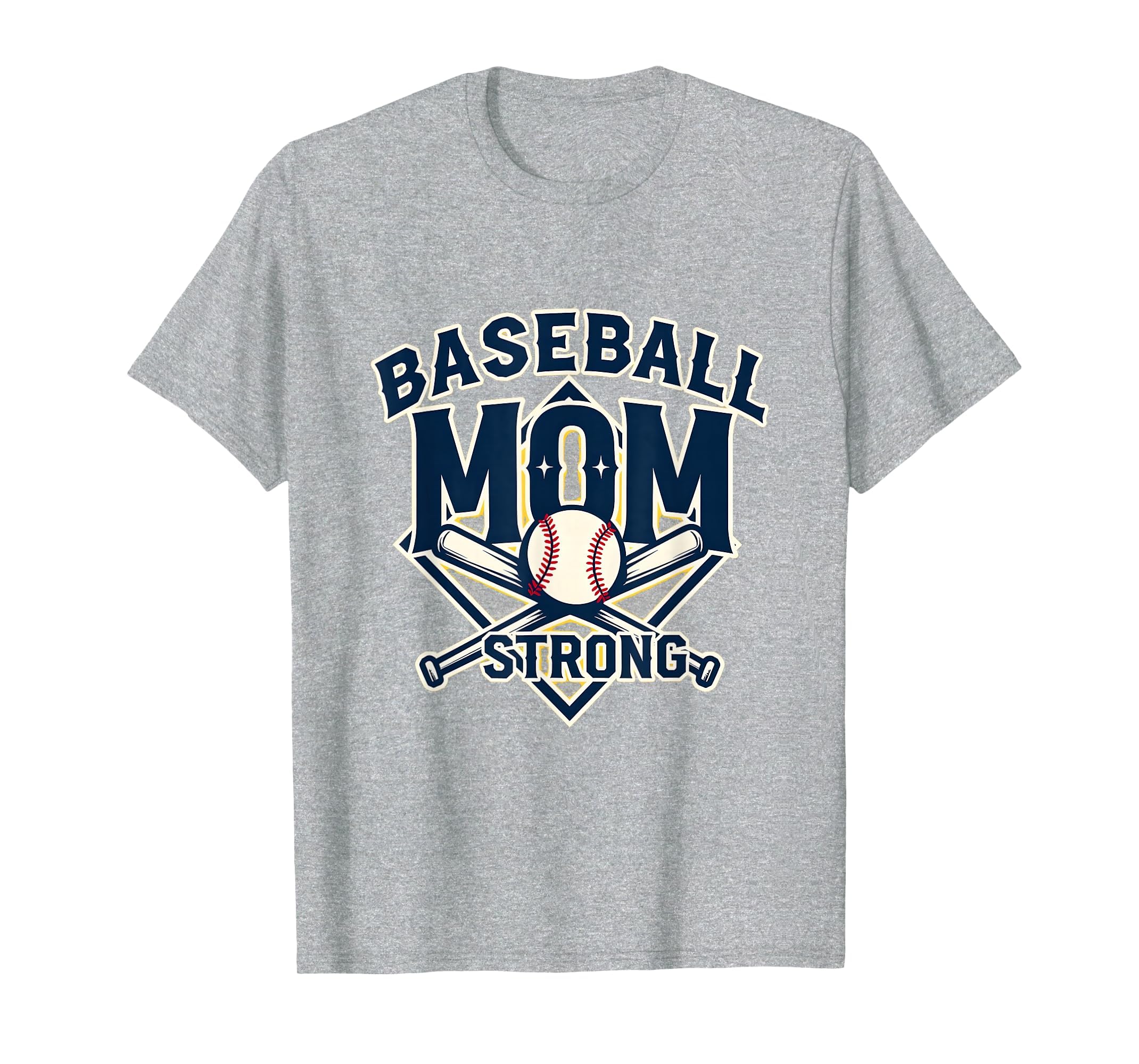 Baseball Mom Strong T-Shirt - Aesthetic Graphic Men Women - T-Shirt, Sweatshirt, Hoodie