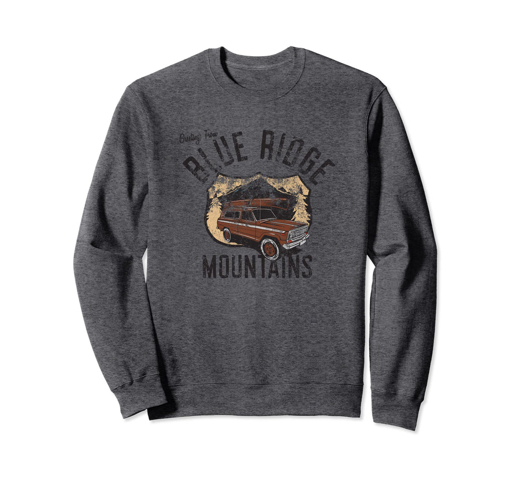 Blue Ridge Mountains National Park Sweatshirt - Novelty Apparel for Adults - T-Shirt, Sweatshirt, Hoodie
