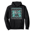 Coquette Cheer Bow Sport Cheerleader Hoodie - Custom Art Print for Adults - T-Shirt, Sweatshirt, Hoodie