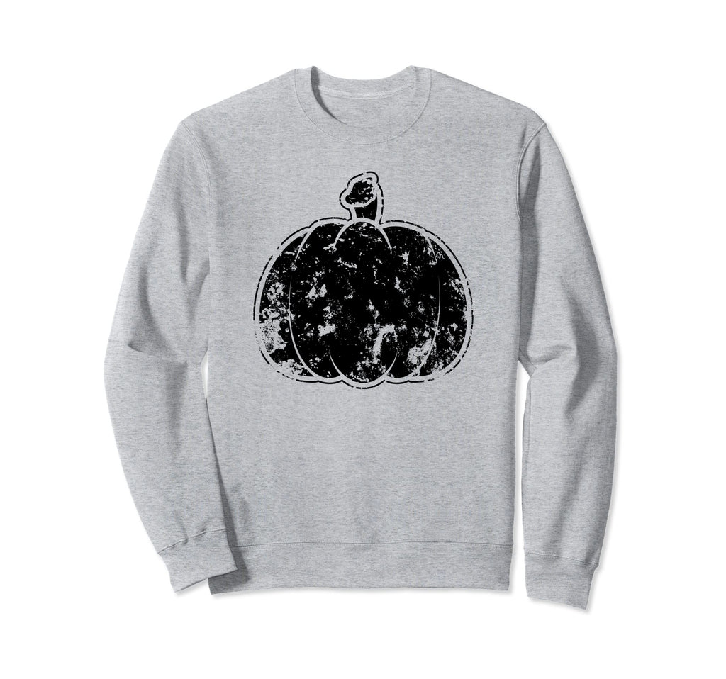 Distressed Halloween Pumpkin Sweatshirt - Novelty Apparel Unisex - T-Shirt, Sweatshirt, Hoodie