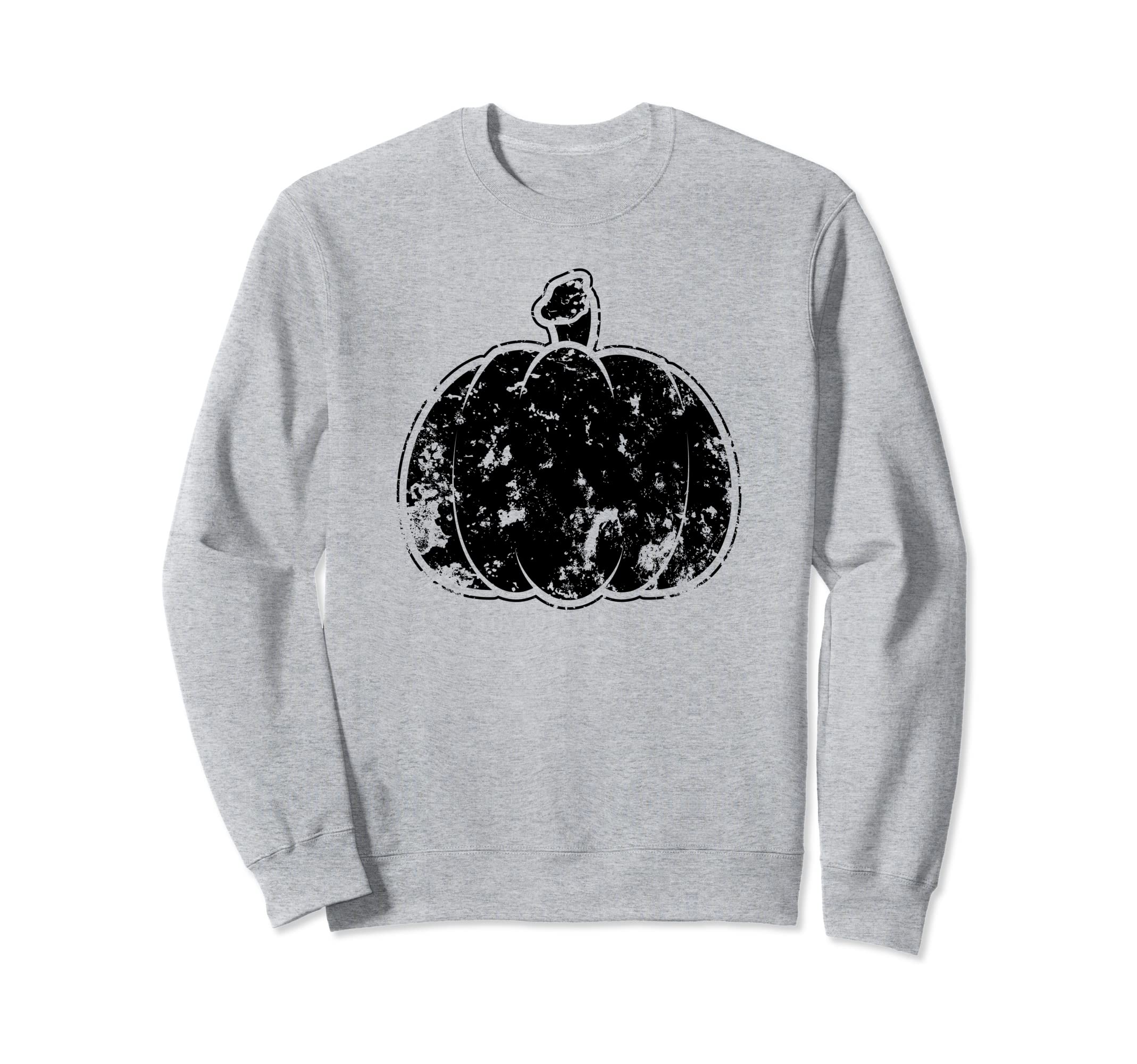 Distressed Halloween Pumpkin Sweatshirt - Novelty Apparel Unisex - T-Shirt, Sweatshirt, Hoodie