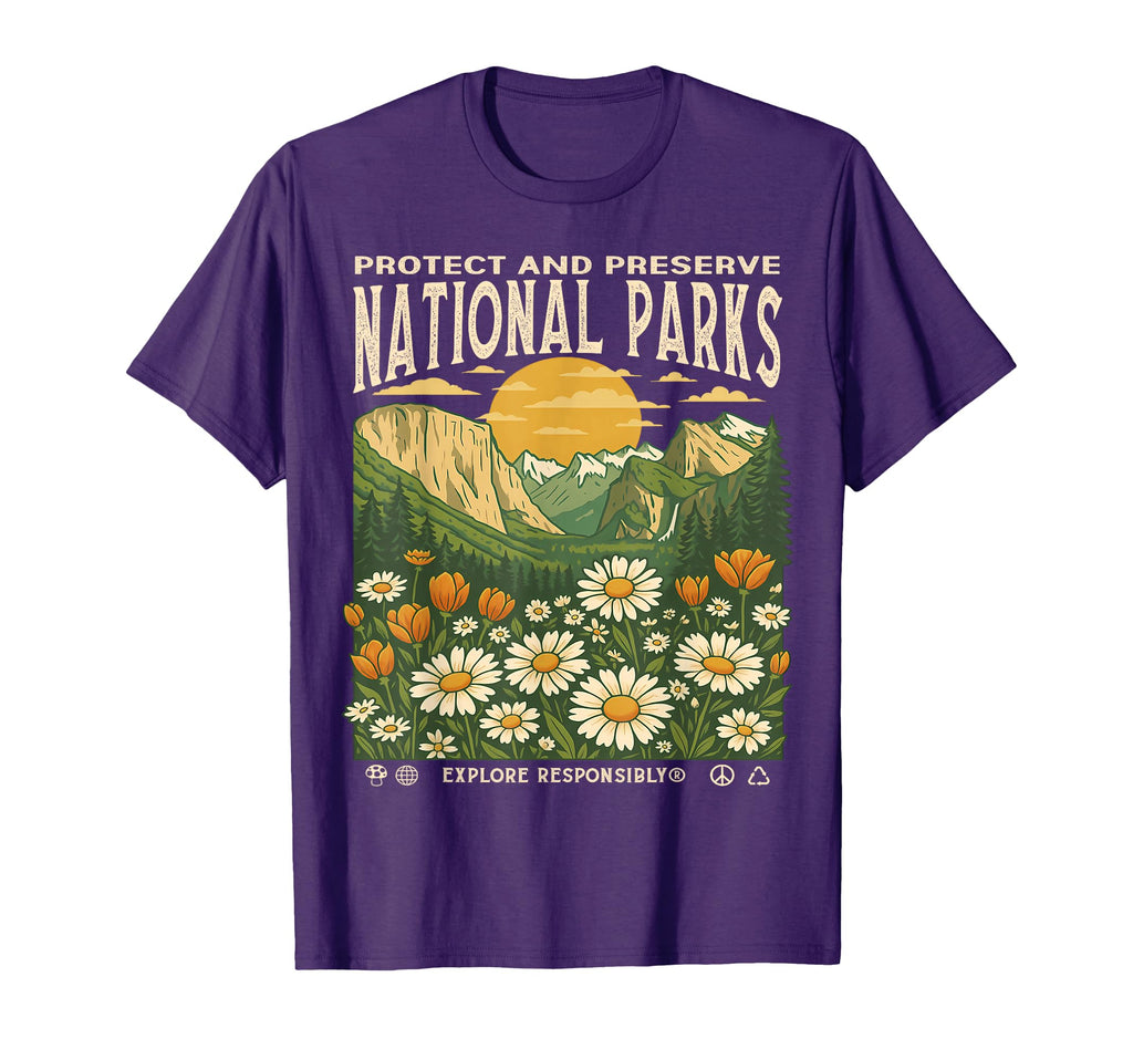 Protect And Preserve National Parks T-Shirt - Unique Graphic Men Women - T-Shirt, Sweatshirt, Hoodie