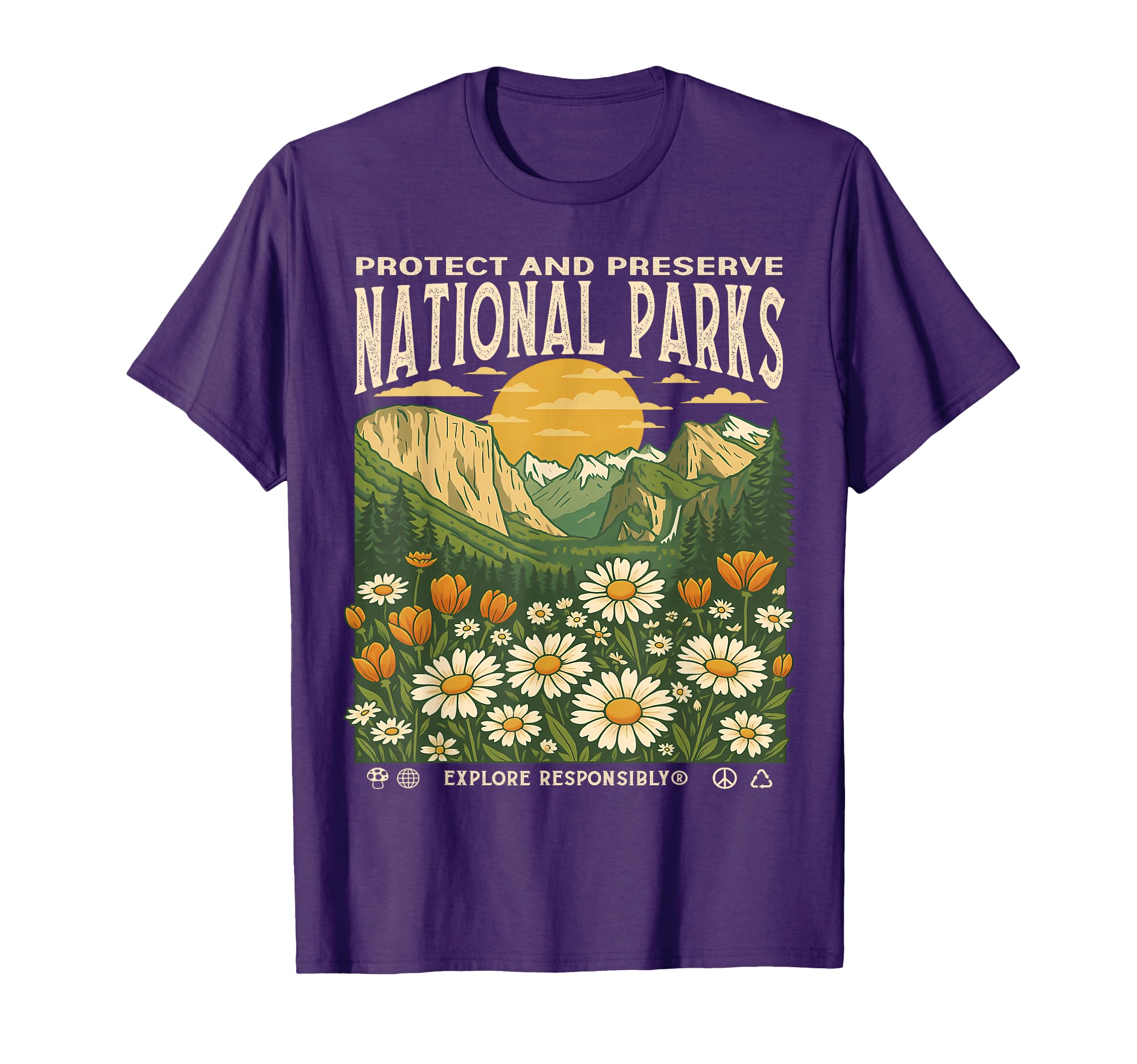 Protect And Preserve National Parks T-Shirt - Unique Graphic Men Women - T-Shirt, Sweatshirt, Hoodie