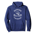 Hopkins Lacrosse Distressed Lax Hoodie - Fun Novelty Design Men Women - T-Shirt, Sweatshirt, Hoodie
