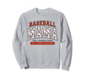 Baseball Mama Red Like Normal Mama Sweatshirt - Minimalist Print Unisex - T-Shirt, Sweatshirt, Hoodie