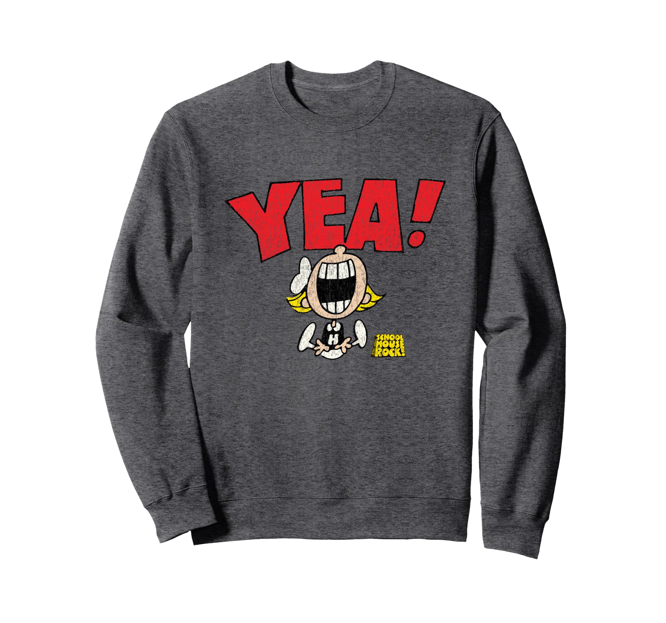 Schoolhouse Rock Yea Cheerleader Sweatshirt - Custom Art Print for Adults - T-Shirt, Sweatshirt, Hoodie
