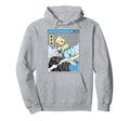 Happy Toaster Surfing Kanagawa Japan Hoodie - Custom Art Print for Adults - T-Shirt, Sweatshirt, Hoodie