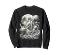 Octopus 90S Aesthetic Y2K Octopus Sweatshirt - Aesthetic Graphic Unisex - T-Shirt, Sweatshirt, Hoodie