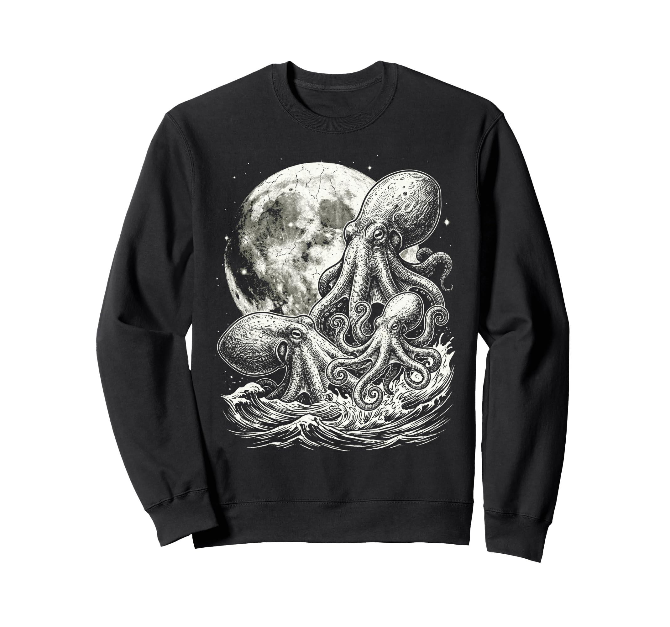 Octopus 90S Aesthetic Y2K Octopus Sweatshirt - Aesthetic Graphic Unisex - T-Shirt, Sweatshirt, Hoodie