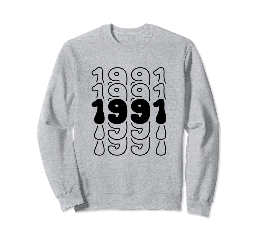 33 Year Old Groovy 33Rd Birthday Sweatshirt - Aesthetic Graphic for Adults - T-Shirt, Sweatshirt, Hoodie