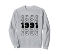 33 Year Old Groovy 33Rd Birthday Sweatshirt - Aesthetic Graphic for Adults - T-Shirt, Sweatshirt, Hoodie