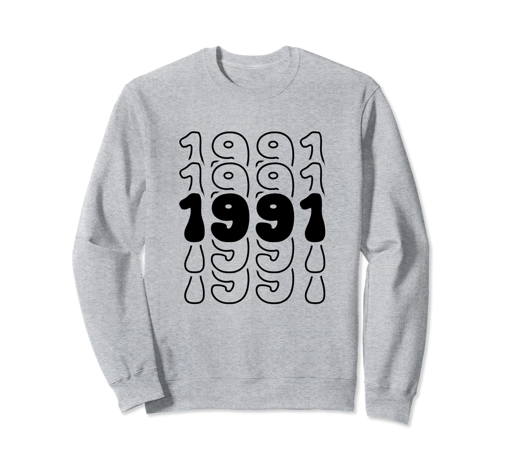 33 Year Old Groovy 33Rd Birthday Sweatshirt - Aesthetic Graphic for Adults - T-Shirt, Sweatshirt, Hoodie