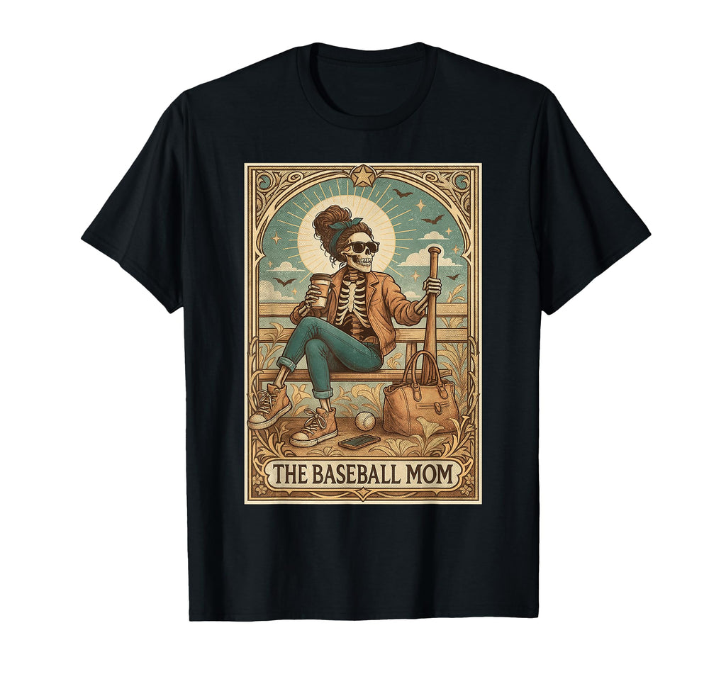 Baseball Coquette Bow Baseball Mama T-Shirt - Graphic Print Men Women - T-Shirt, Sweatshirt, Hoodie