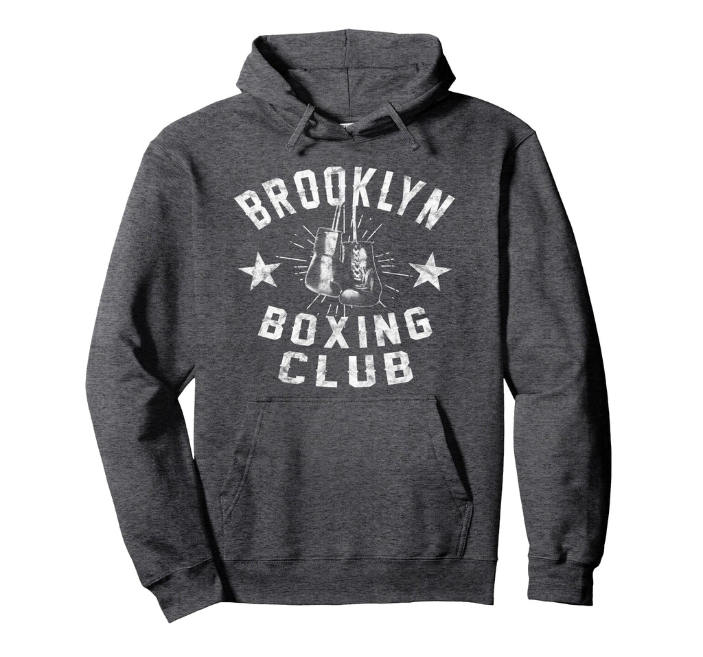 Brooklyn Boxing Club Distressed Boxing Hoodie - Trendy Graphic Men Women - T-Shirt, Sweatshirt, Hoodie