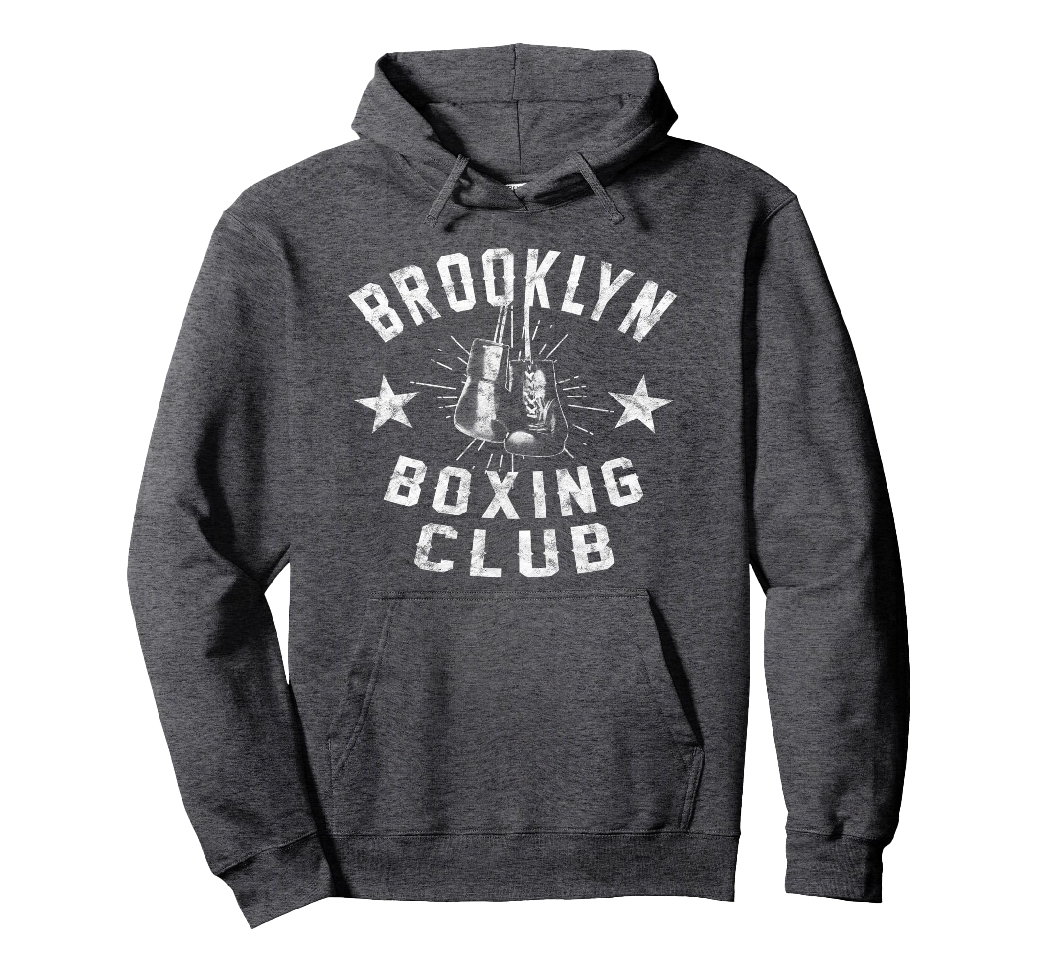 Brooklyn Boxing Club Distressed Boxing Hoodie - Trendy Graphic Men Women - T-Shirt, Sweatshirt, Hoodie