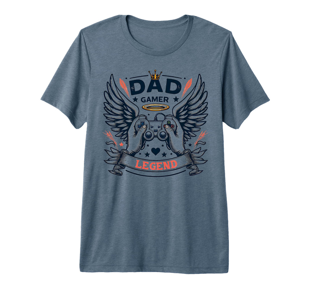 Gamer Dad Game Controller Video T-Shirt - Casual Everyday Wear for Adults - T-Shirt, Sweatshirt, Hoodie