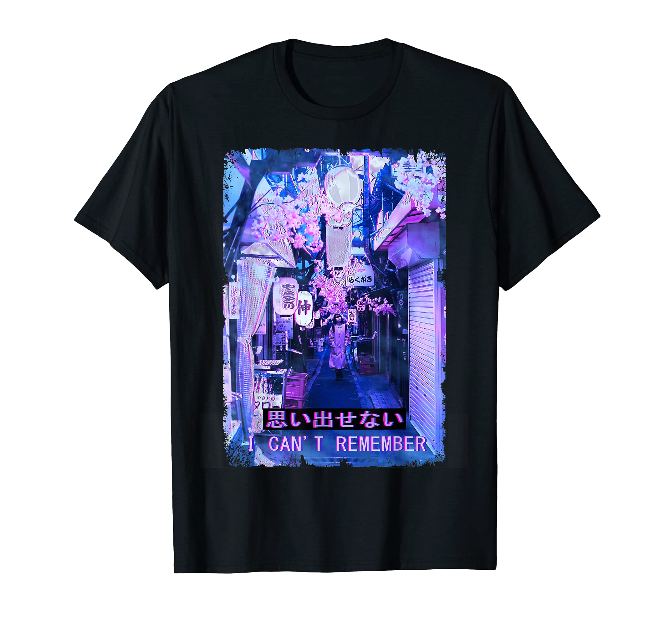 Japan Street Vaporwave Glitch Tokyo T-Shirt - Trendy Graphic for Adults - T-Shirt, Sweatshirt, Hoodie