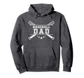 Baseball Dad Hoodie - Novelty Apparel for Adults - T-Shirt, Sweatshirt, Hoodie